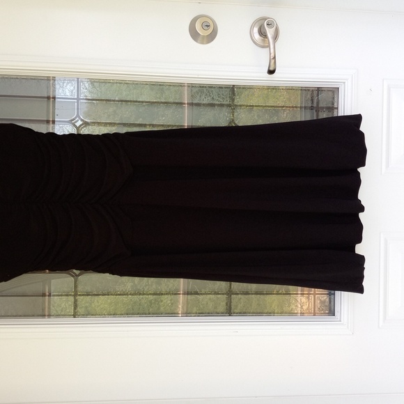 Frank Lyman Design Gorgeous Black Party Evening Midi Dress Size 8 US Excel. Cond - Picture 7 of 9